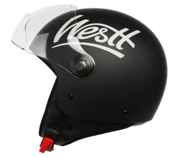 Westt Jet Open Face Motorcycle Helmet