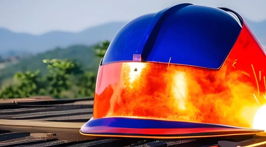What is welding helmets made of