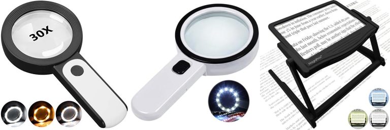 Top 5 Magnifying Glasses with Light for Reading
